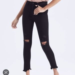 Abercrombie and Fitch High Rise super skinny Ankle Jeans